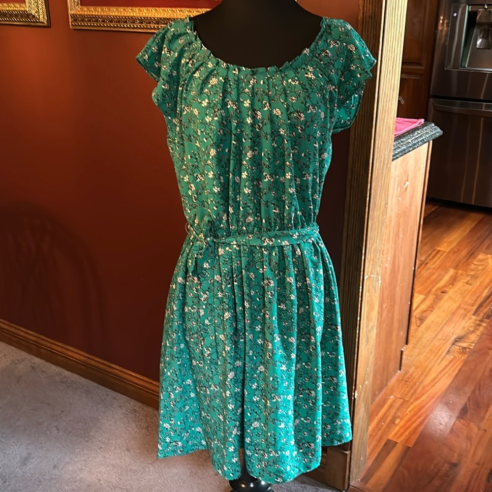 Lauren Conrad Green Summer Dress